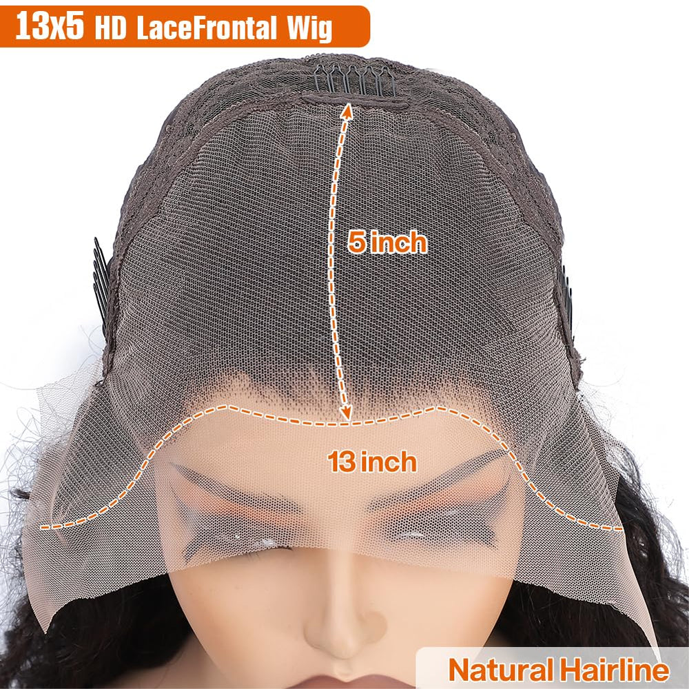 Keshon 200% density deep wave wig for fuller natural look