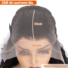 Keshon 200% density deep wave wig for fuller natural look