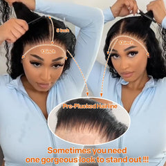Keshon HD transparent lace front creates invisible scalp appearance