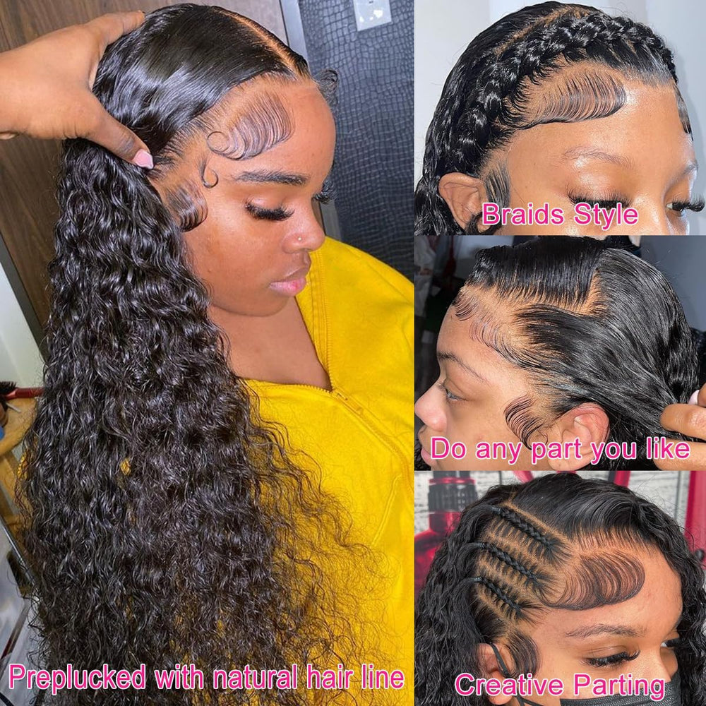 Keshon pre-plucked natural hairline for quick, realistic styling