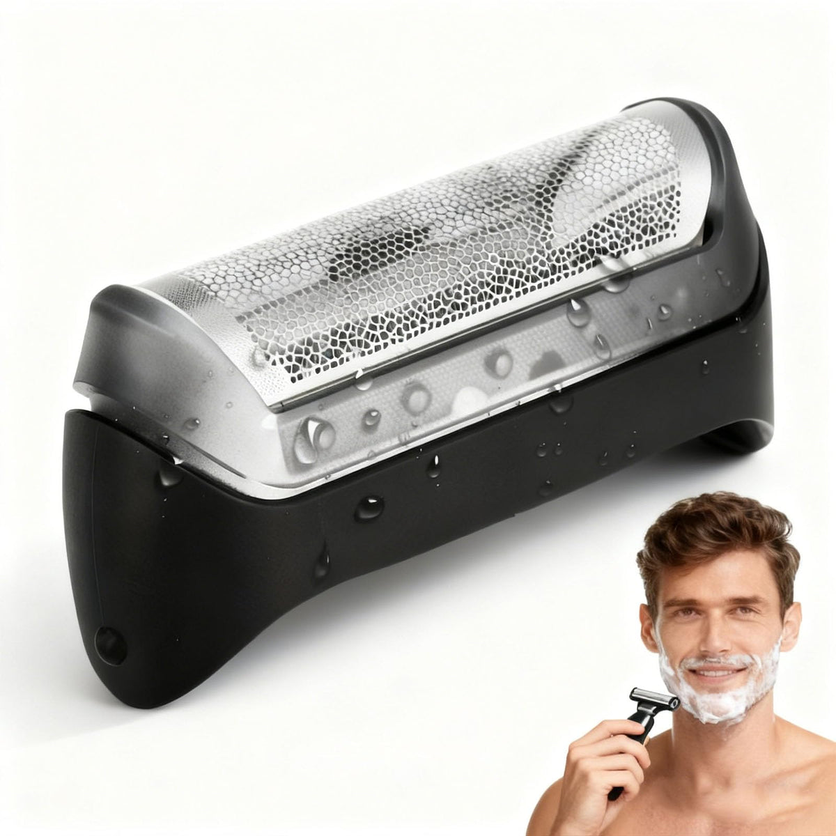 Ketofa 10B replacement foil for Braun shaver for smoother daily shaves
