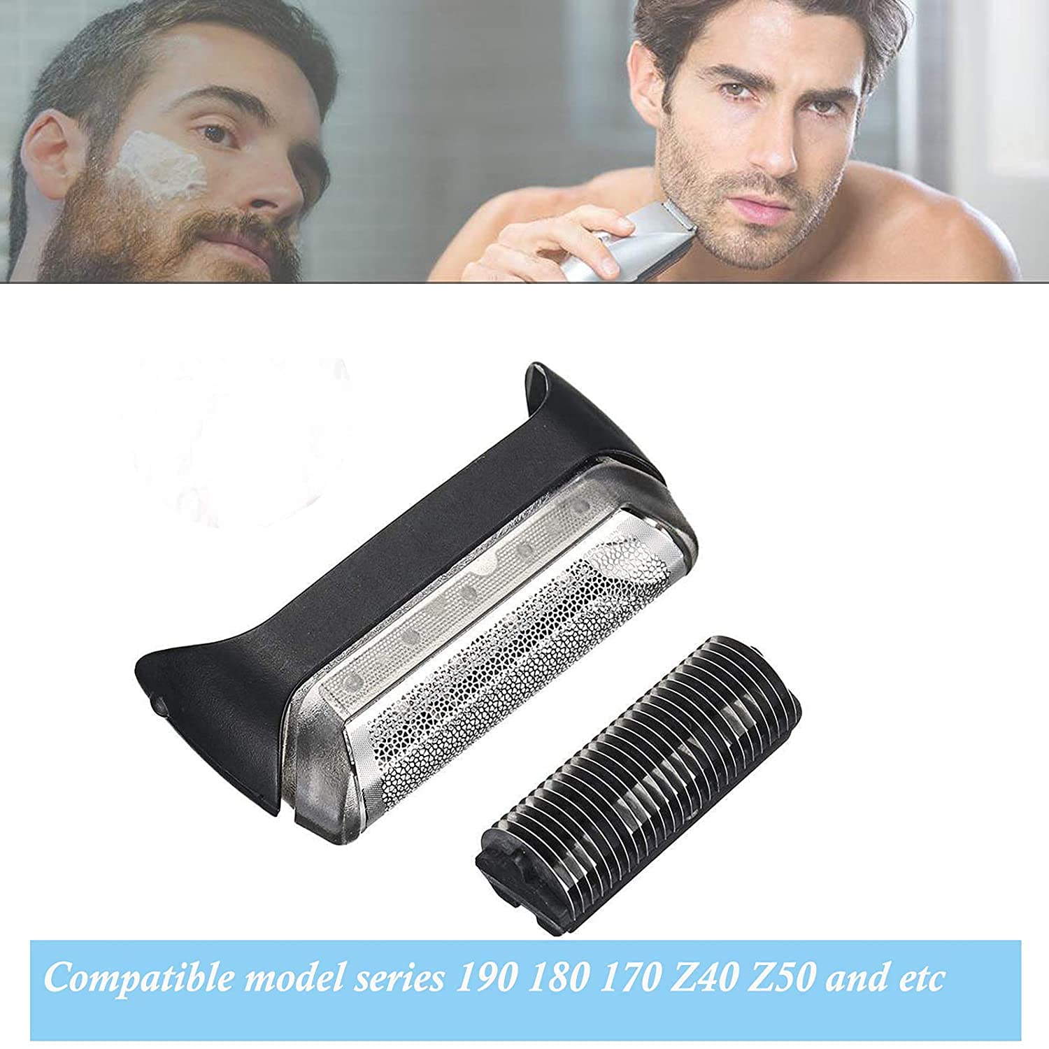 Ketofa cutter head for Braun shaver with precision trimming
