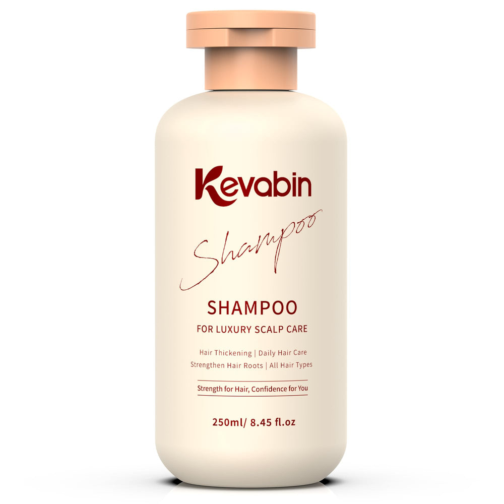 Kevabin hair growth shampoo bottle for daily use and thinning hair