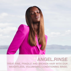 KEVIN.MURPHY Angel.Rinse bottle being poured for lightweight moisture