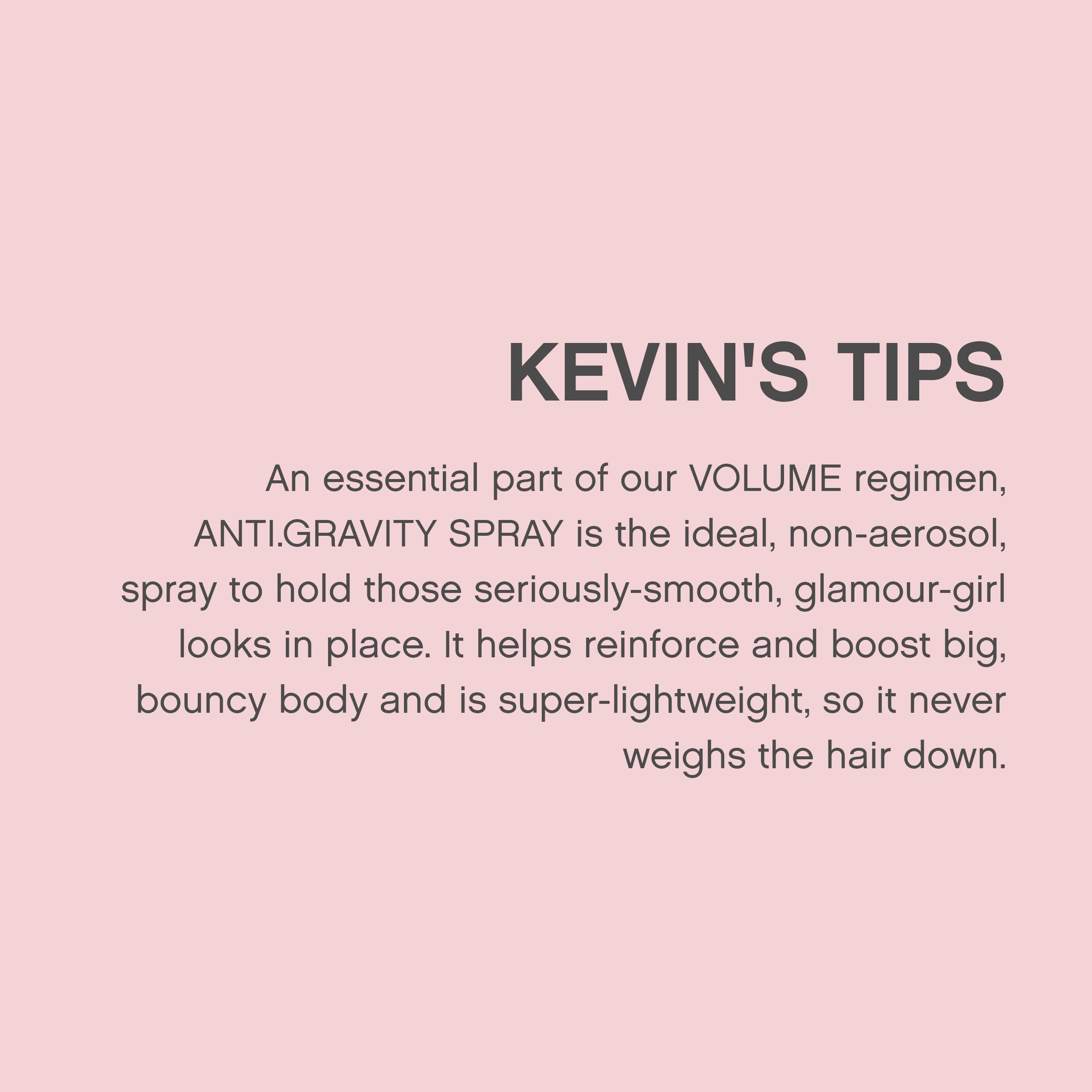 Kevin.Murphy ANTI.GRAVITY lotion suitable for all hair types.