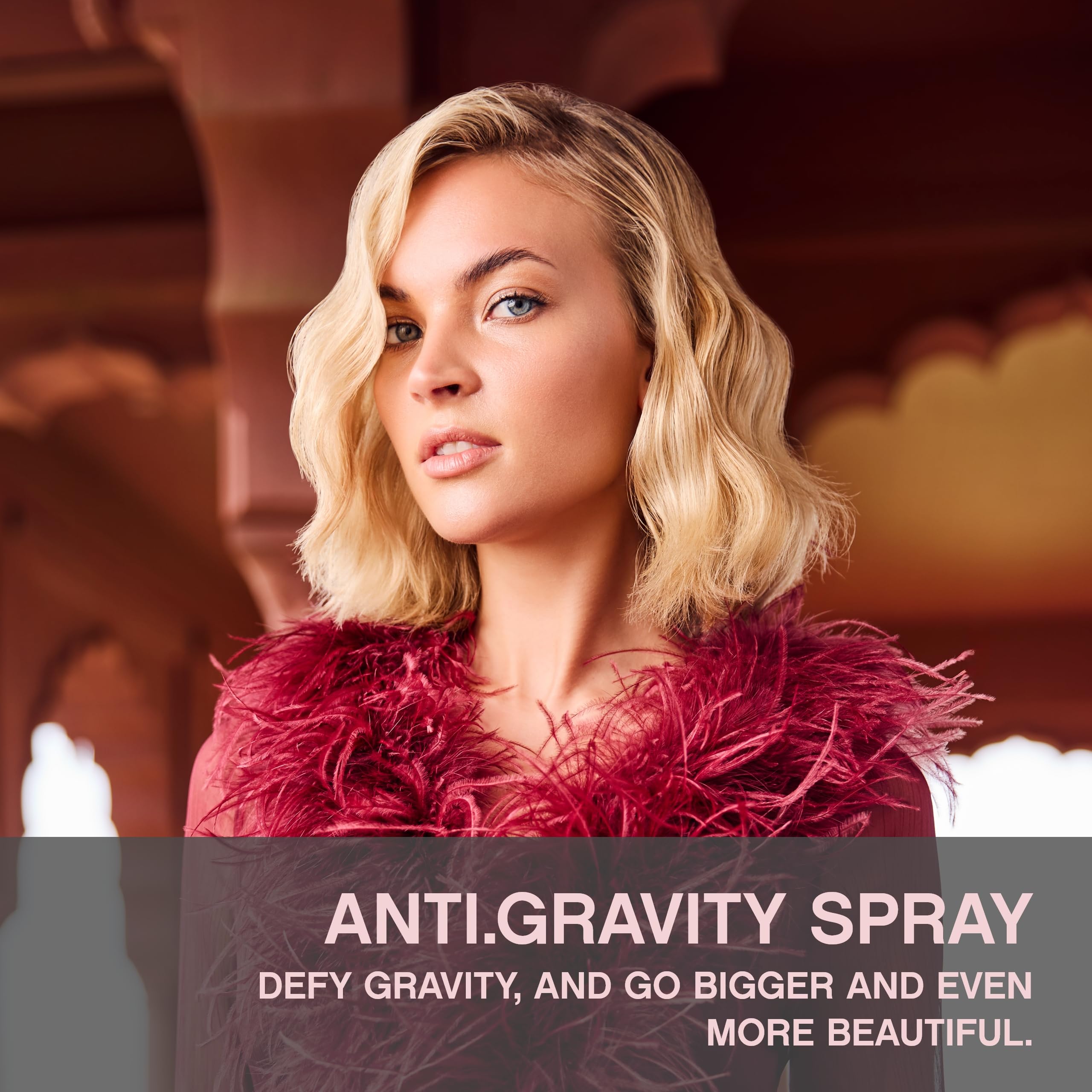 Kevin.Murphy ANTI.GRAVITY lotion applied to hair for texture and lift.
