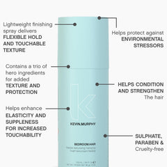 KEVIN.MURPHY BEDROOM.HAIR ginger-root extract focus suggests nourishing styling aid