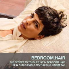 KEVIN.MURPHY BEDROOM.HAIR spray nozzle highlights easy application for controlled texture