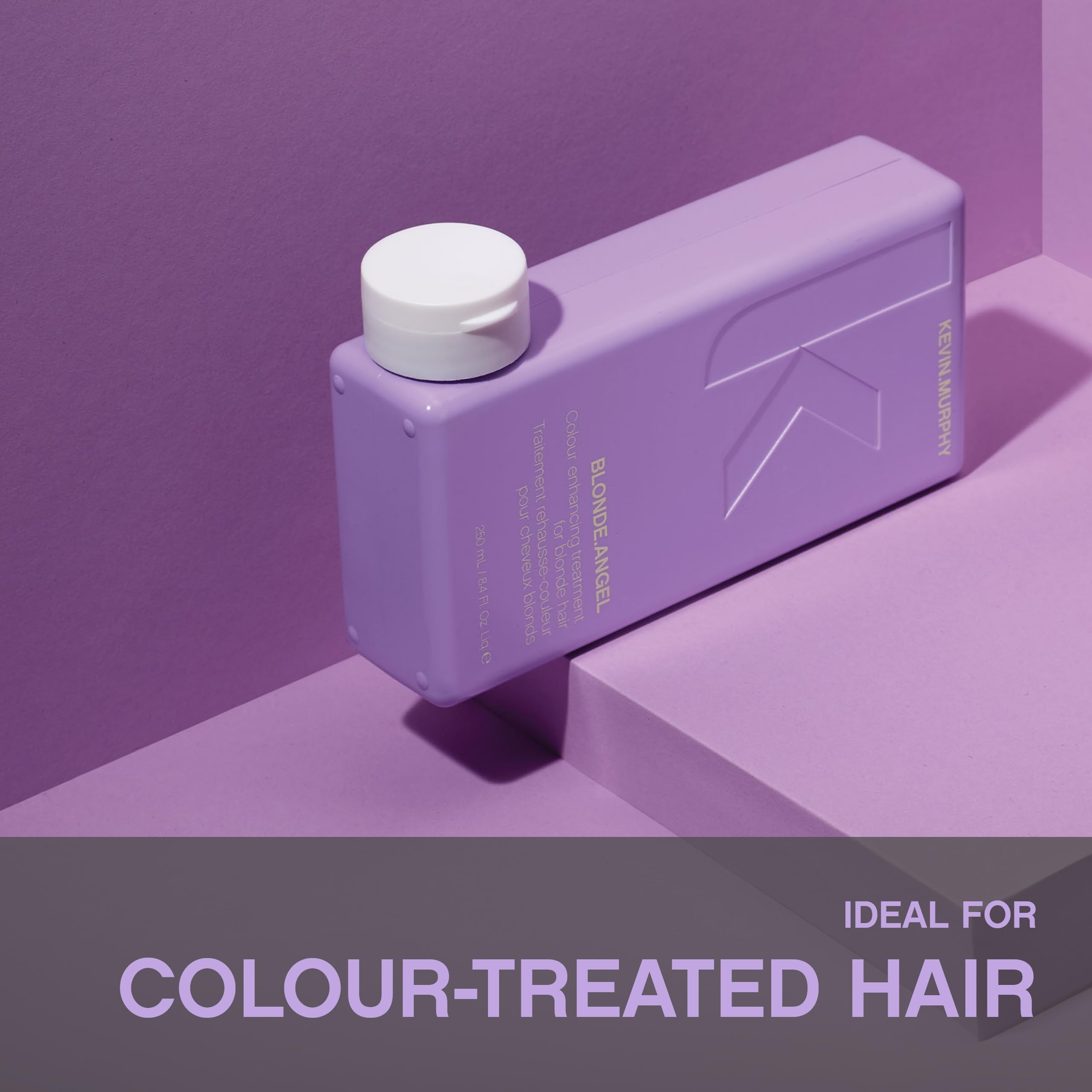 KEVIN.MURPHY Blonde.Angel product on shelf signals salon-grade blonde care