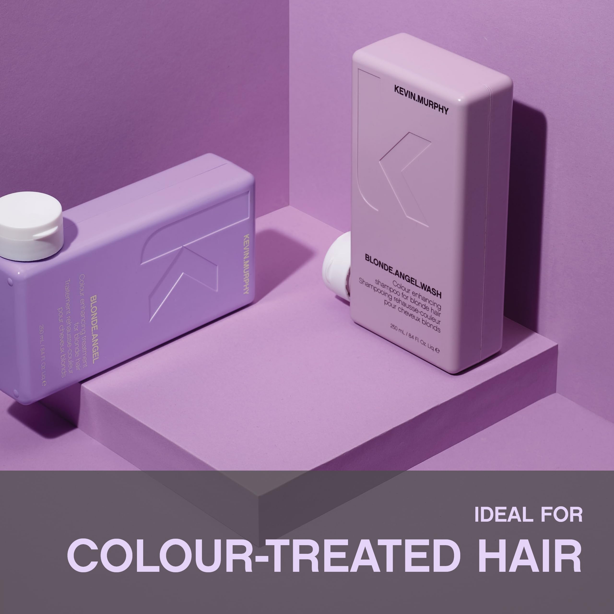 KEVIN.MURPHY Blonde.Angel.Wash hydration-butter focus highlights Murumuru and Mango Seed Butter care.