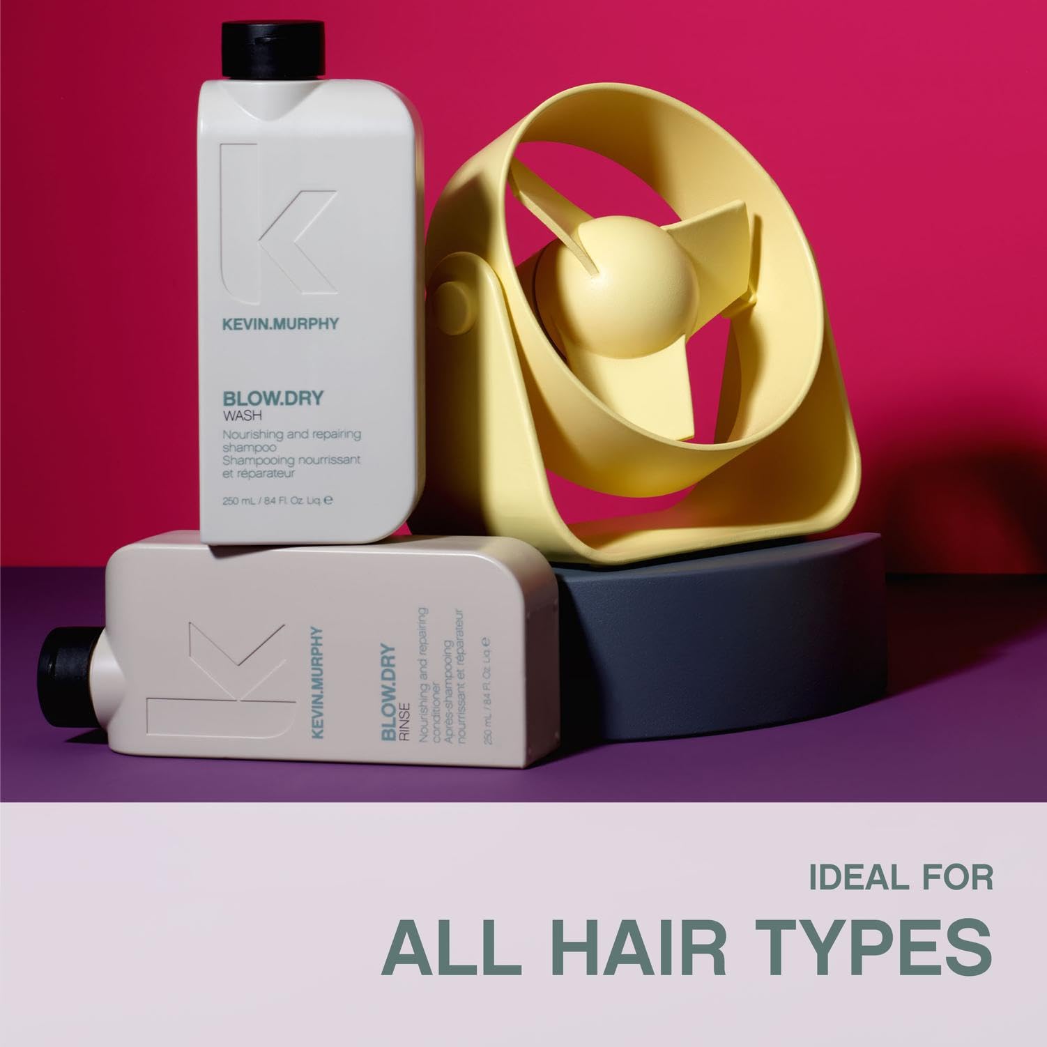 KEVIN.MURPHY BLOW.DRY WASH application demonstrates nourishing care during wash.