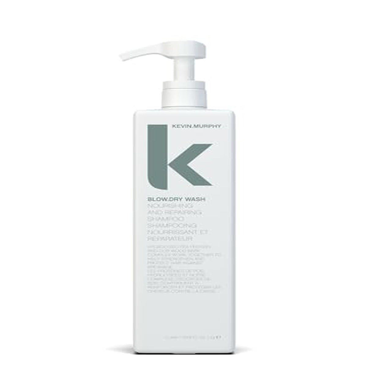 KEVIN.MURPHY BLOW.DRY WASH bottle on white background delivering deep nourishment for hair