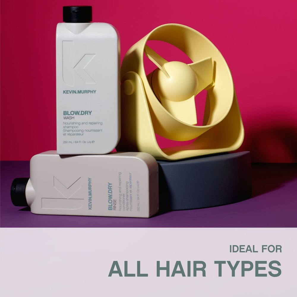 KEVIN.MURPHY BLOW.DRY WASH color-safe formulation supports daily care