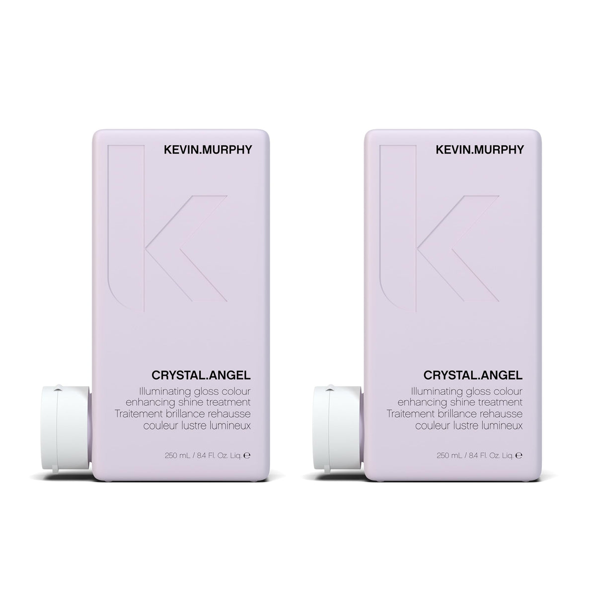 KEVIN.MURPHY CRYSTAL.ANGEL bottle shows colour gloss for vibrant, moisturised hair