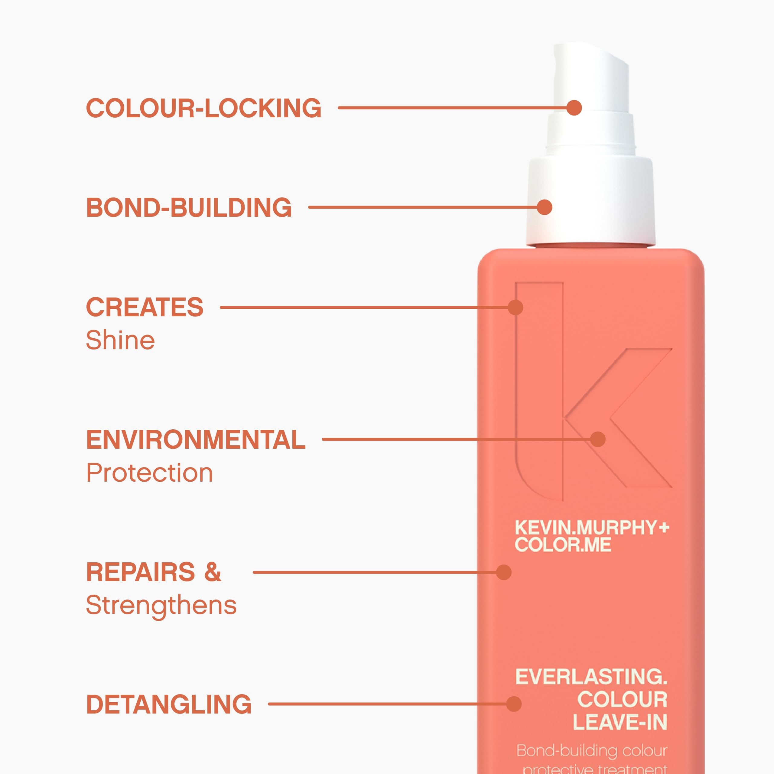 Close-up scene of Everlasting Colour Leave-In being dispersed during routine care