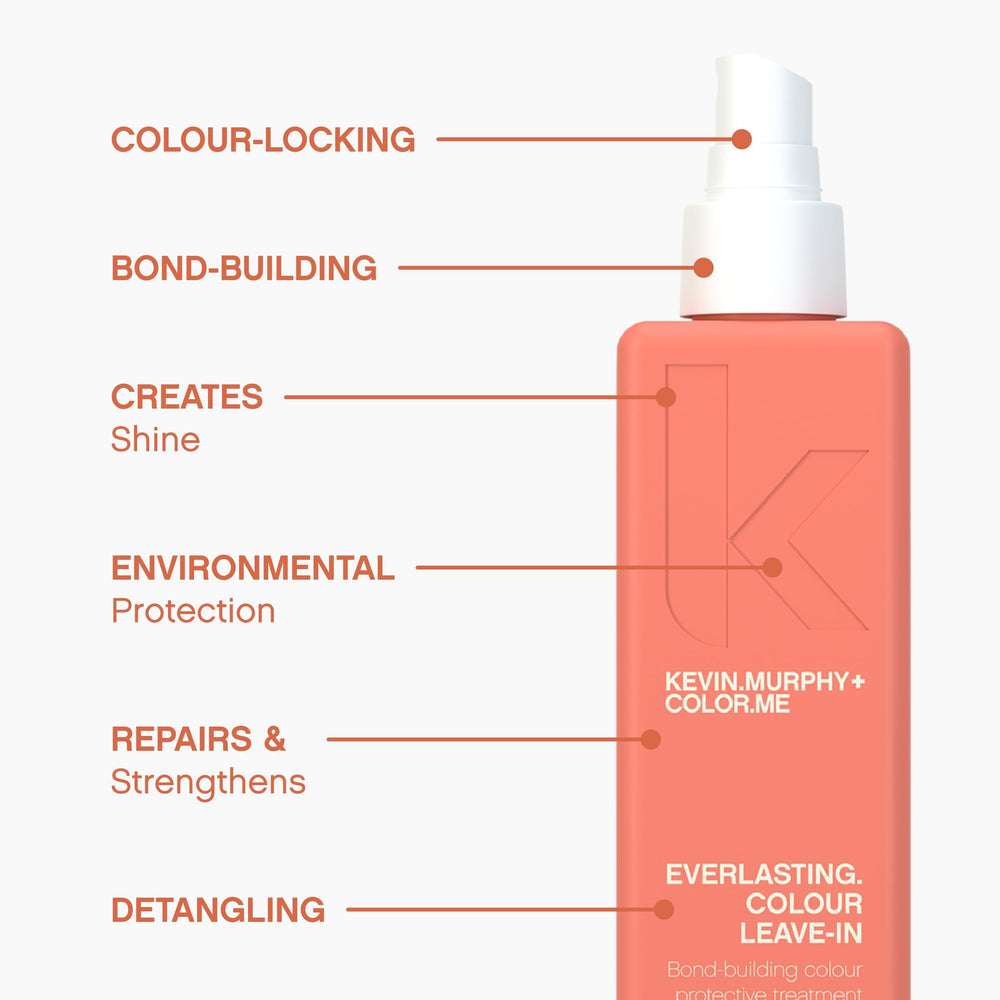 Close-up scene of Everlasting Colour Leave-In being dispersed during routine care