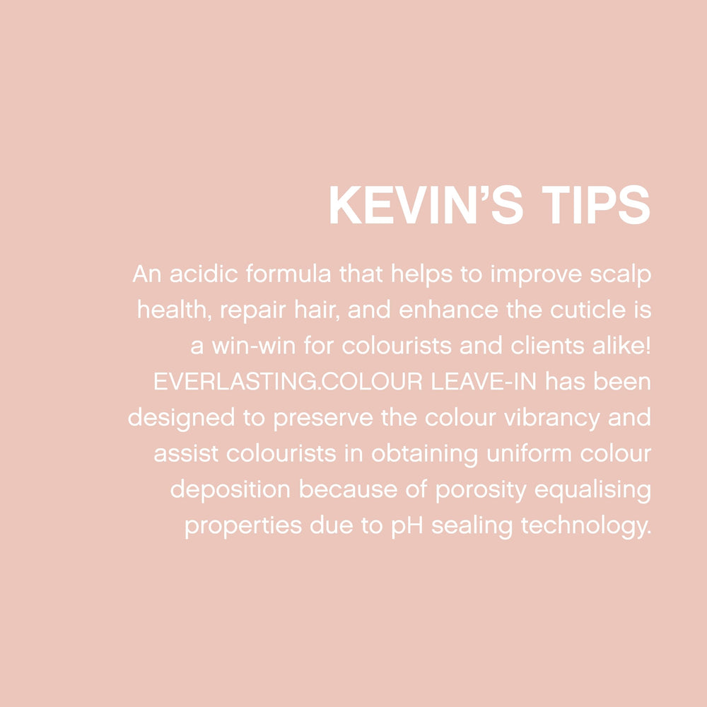 Kevin.Murphy Everlasting Colour Leave-In bathroom scene emphasizes at-home salon-grade care