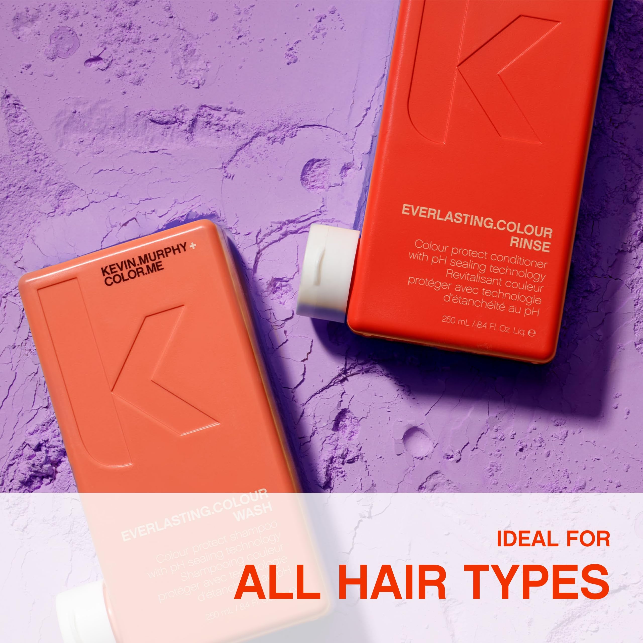 KEVIN.MURPHY Everlasting Colour Rinse foamy lather demonstrates quick distribution and even color care.