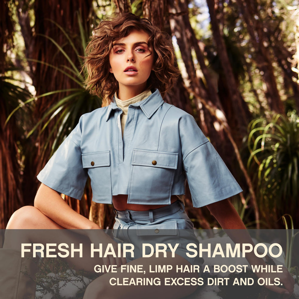 Le flacon Fresh.Hair offre une application rapide pour retrouver une chevelure fraîche entre deux lavages