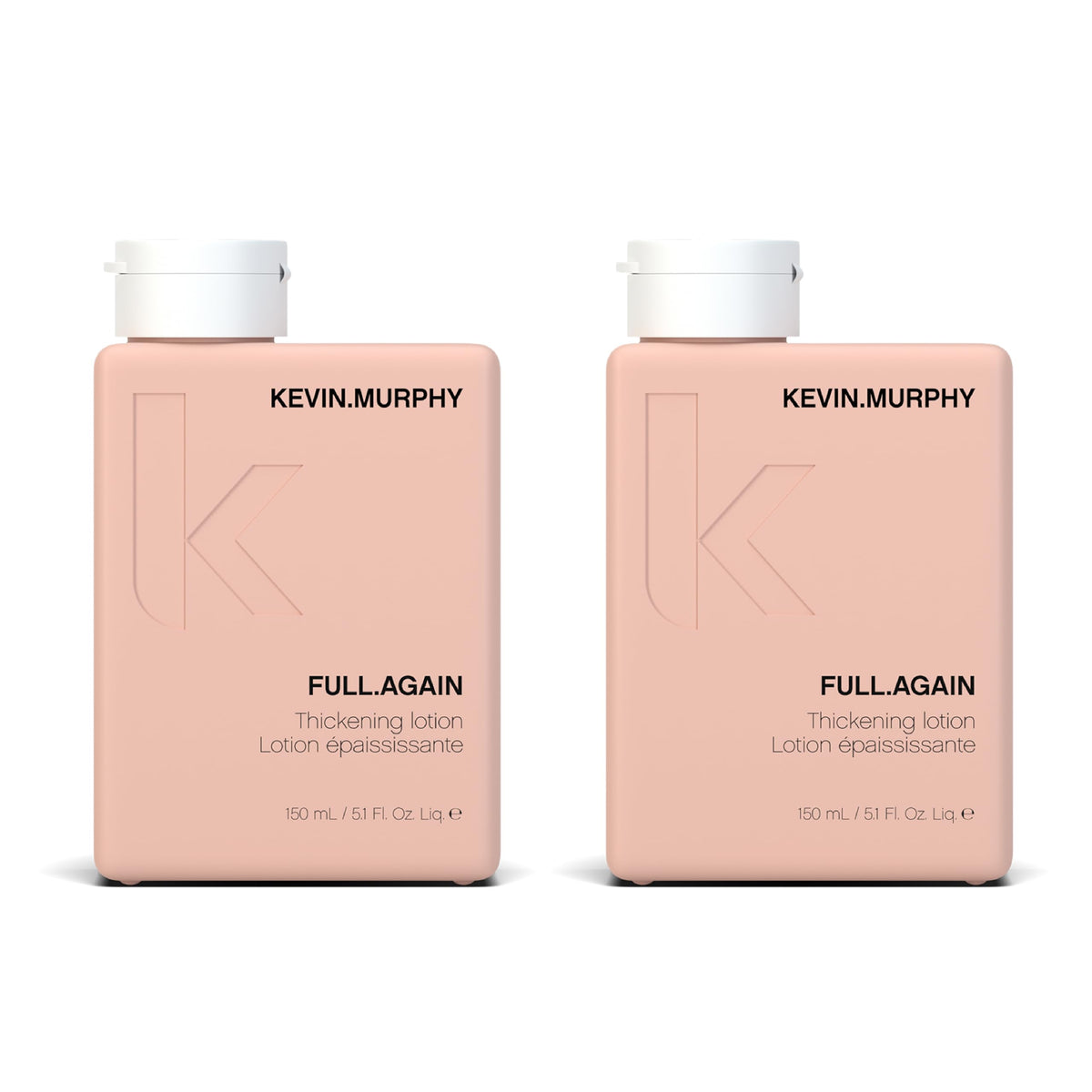 Kevin Murphy FULL.AGAIN bottle on shelf signals easy volume boost for fine hair.