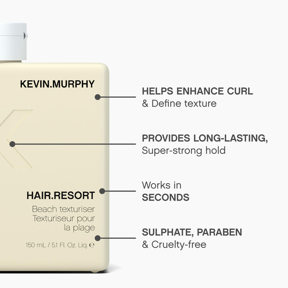 Kevin.Murphy Hair.RESORT features grapefruit extract for nourishing styling.