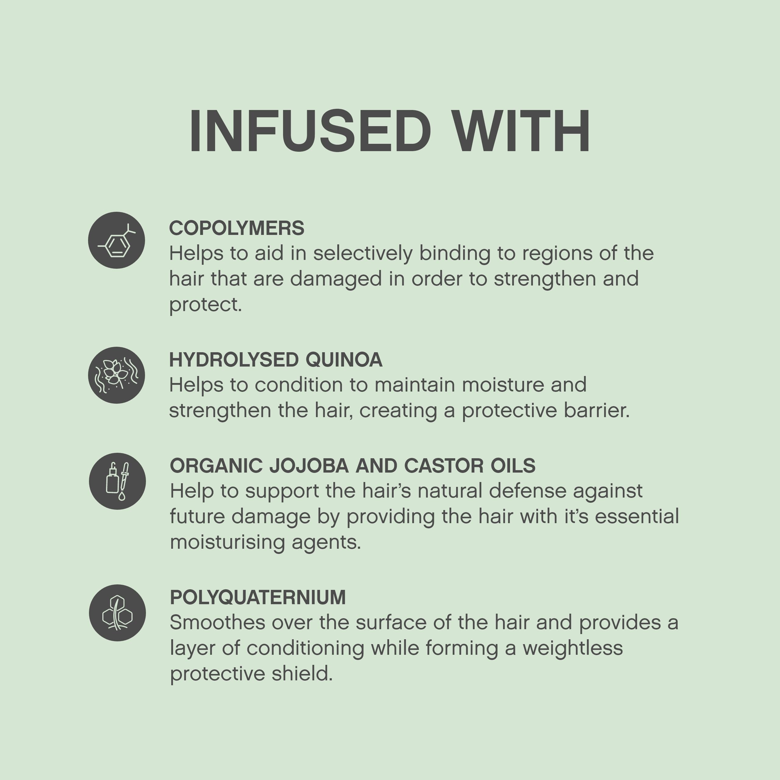 KEVIN.MURPHY Heated.Defense bottle front highlighting portable heat protection during styling.