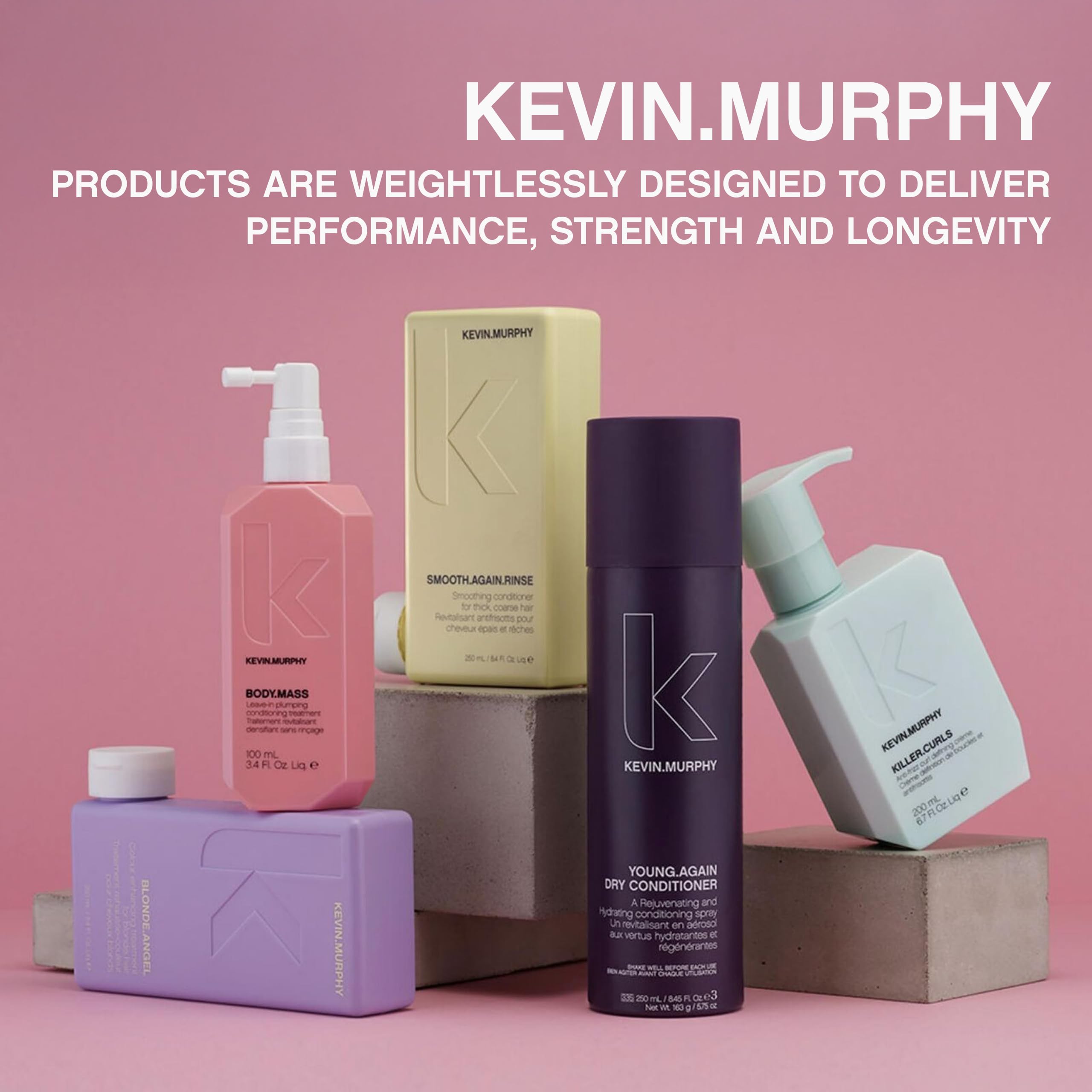 Kevin Murphy Killer.Curls Wash packaging detail closeup emphasizes premium design