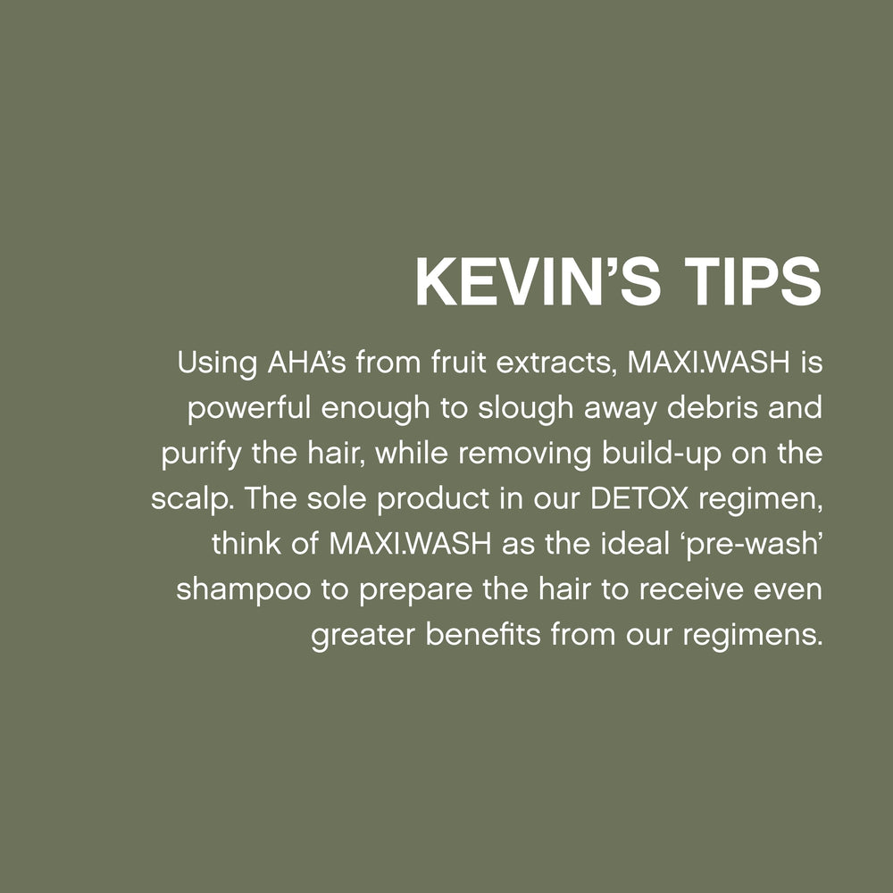 Kevin.Murphy Maxi.Wash colour-safe claim for coloured hair cleansing