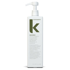 Kevin.Murphy Maxi.Wash detox bottle promoting a deep cleanse for buildup-prone hair