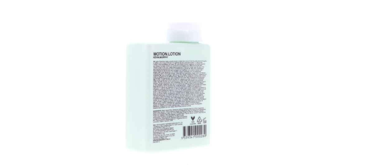Kevin Murphy Motion.Lotion texture close-up reveals sheer, invisible finish on hair.