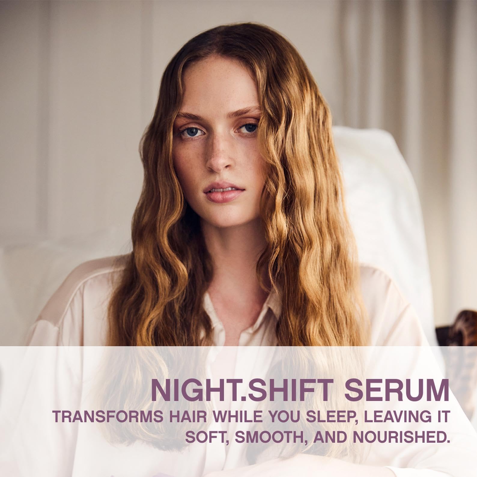 KEVIN.MURPHY NIGHT.SHIFT bottle side shows compact overnight serum for nightly use