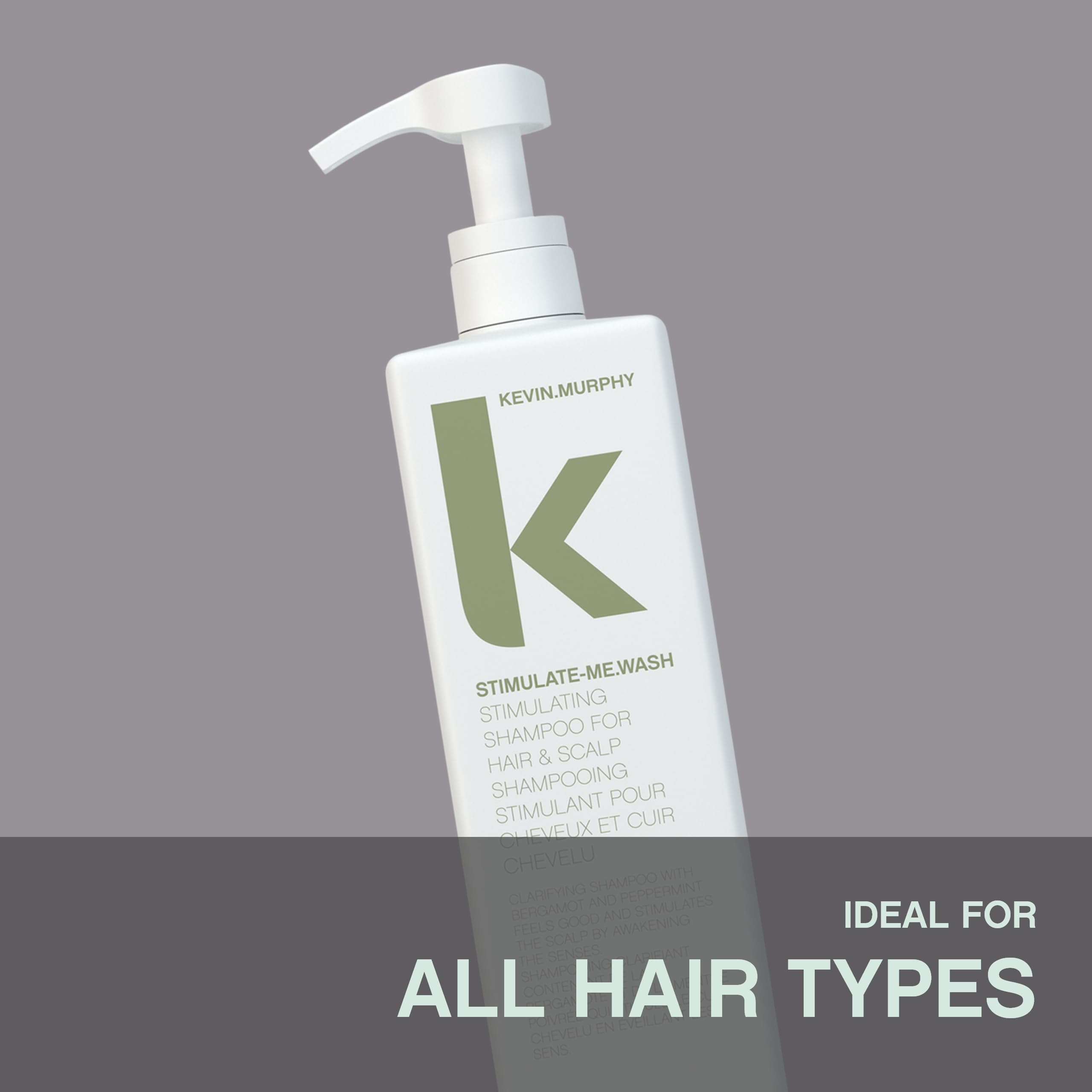 KEVIN.MURPHY REPAIR-ME.RINSE pump dispensing, creamy conditioning for all hair types.