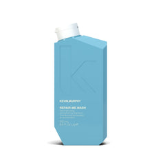 KEVIN.MURPHY REPAIR-ME.WASH bottle front showing moisturizing action for hair.