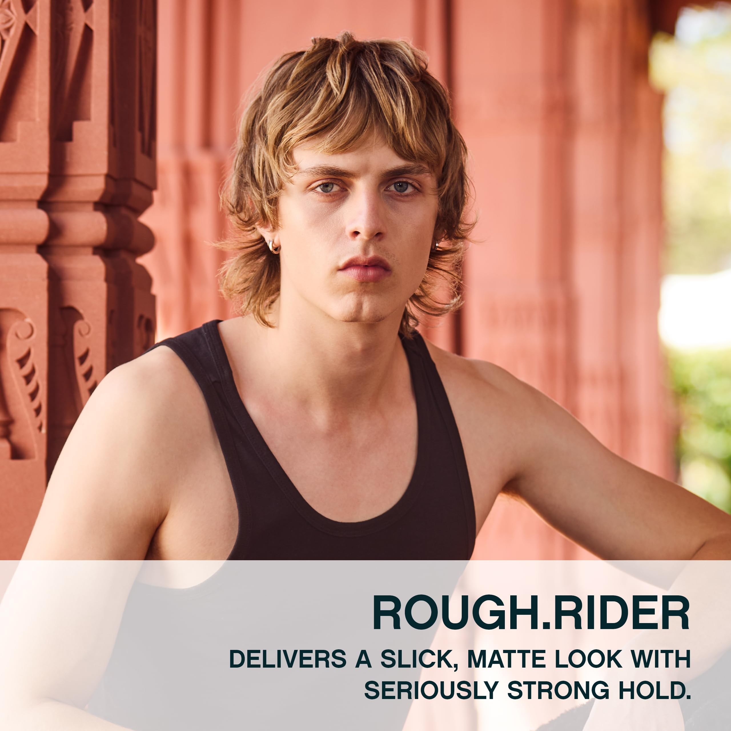 KEVIN.MURPHY ROUGH.RIDER clay shows a moldable texture for easy reshaping.