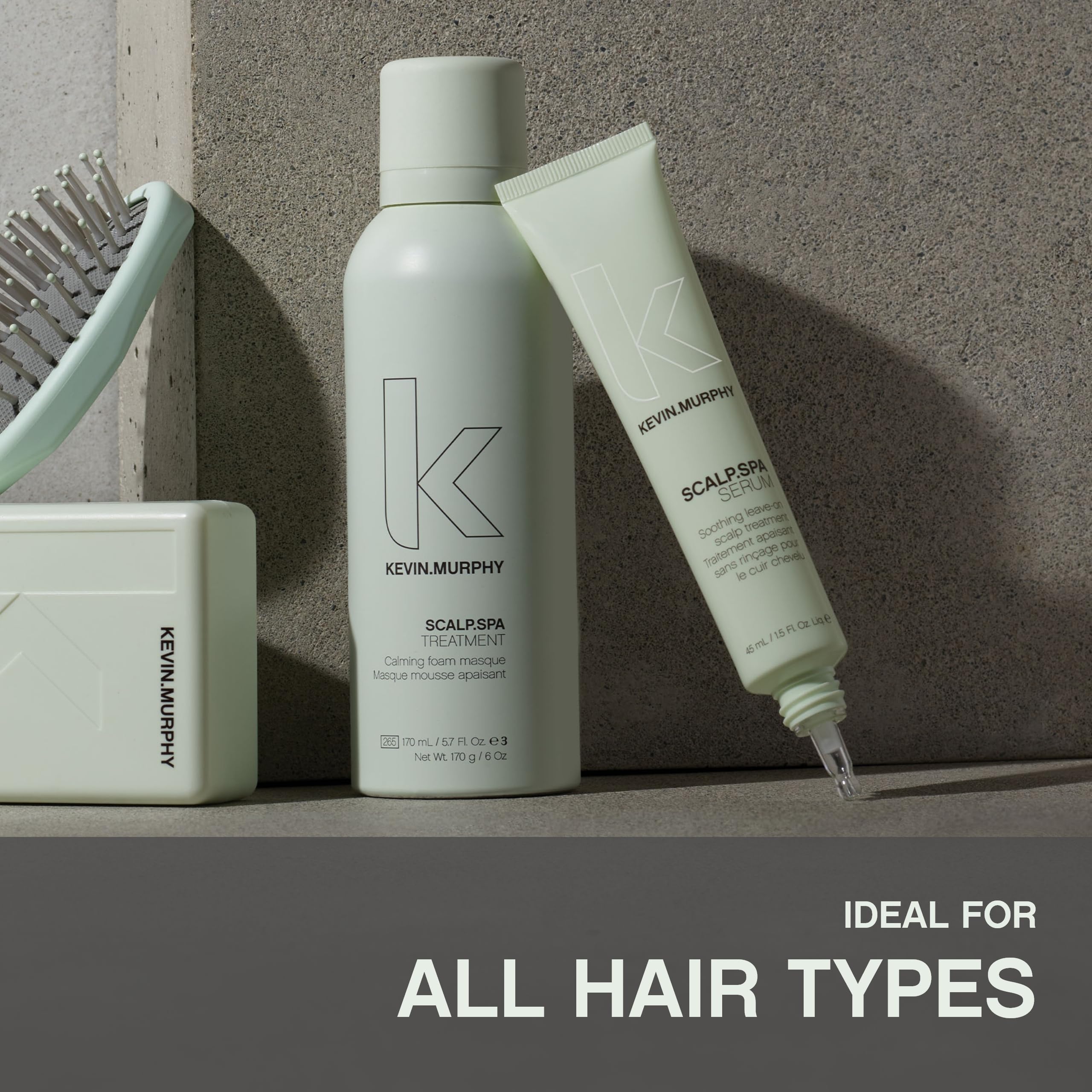 KEVIN.MURPHY Scalp.SPA Serum showcasing Celery Seed extract for nourishment.