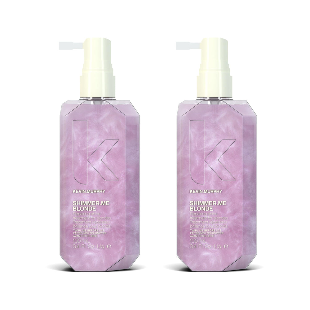 KEVIN.MURPHY SHIMMER.ME BLONDE bottle pour adds radiant shine to blonde hair