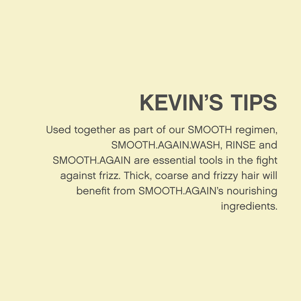 KEVIN.MURPHY Smooth.Again Rinse cocoa seed butter imagery suggests nourishment