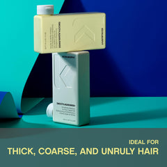 Kevin Murphy Smooth Again Rinse label closeup highlights conditioning benefits