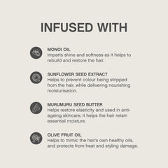 Monoi Oil ingredient close-up with Kevin.MURPHY branding for shine.