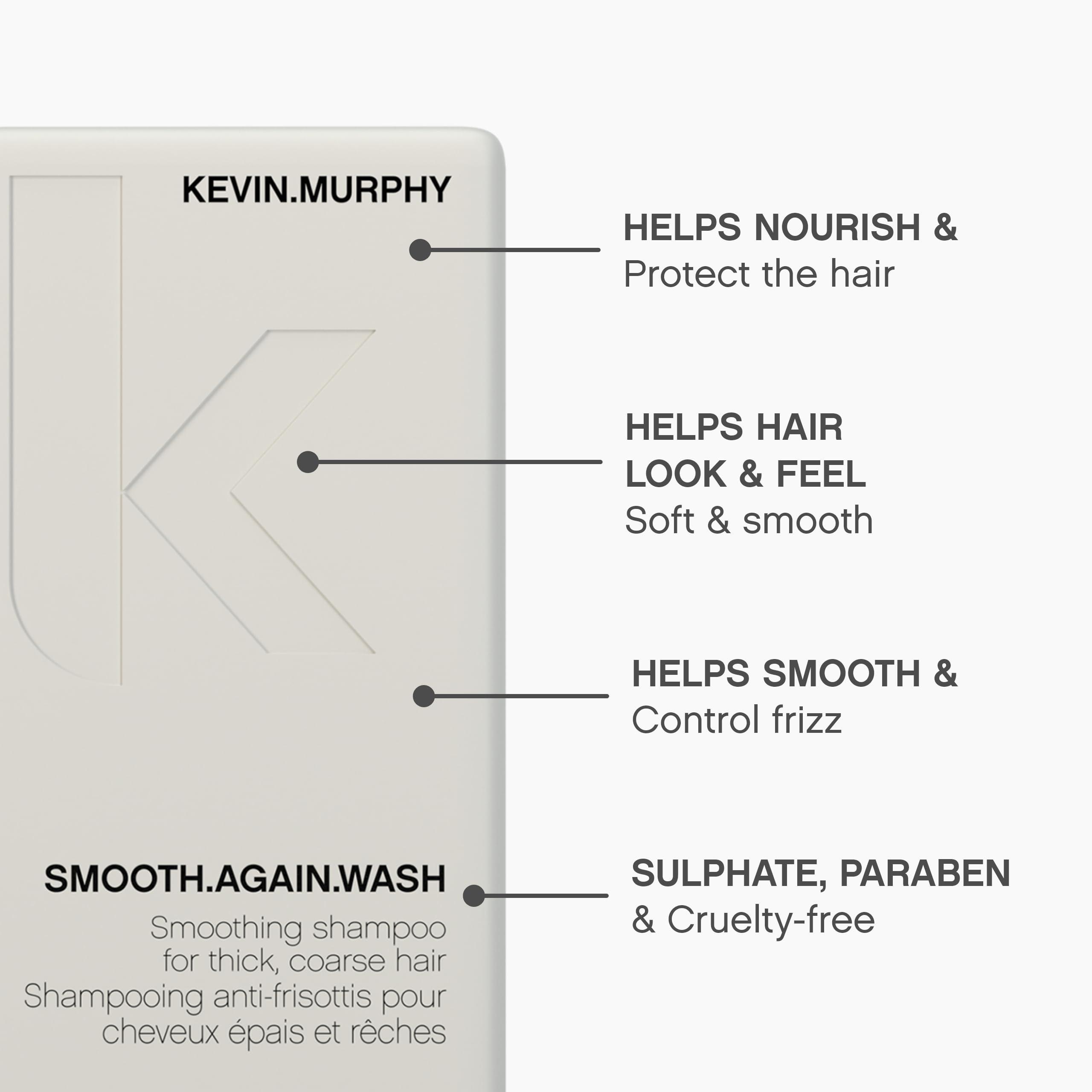 Murumuru Butter ingredient close-up on Kevin.MURPHY bottle for nourishment.