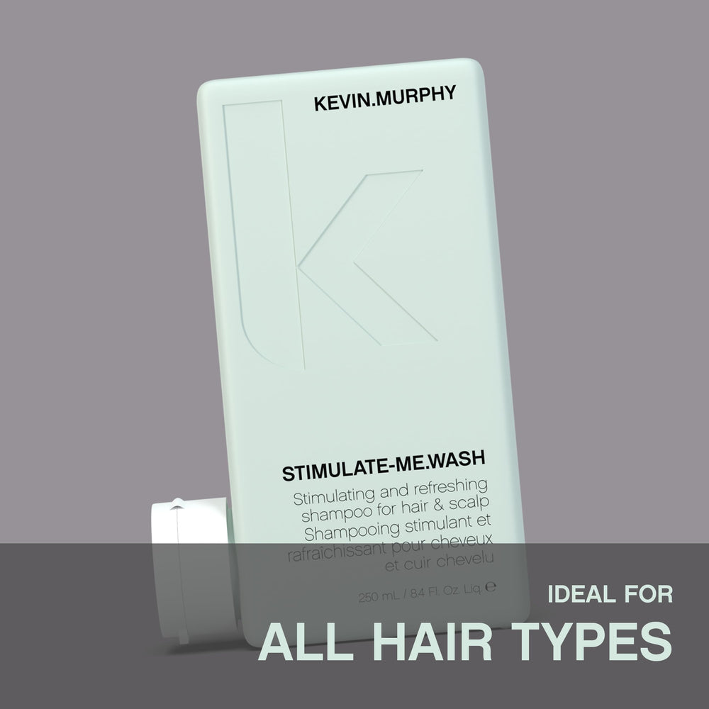 KEVIN.MURPHY Stimulate-Me.Wash pack shows sulfate-free and cruelty-free formula.