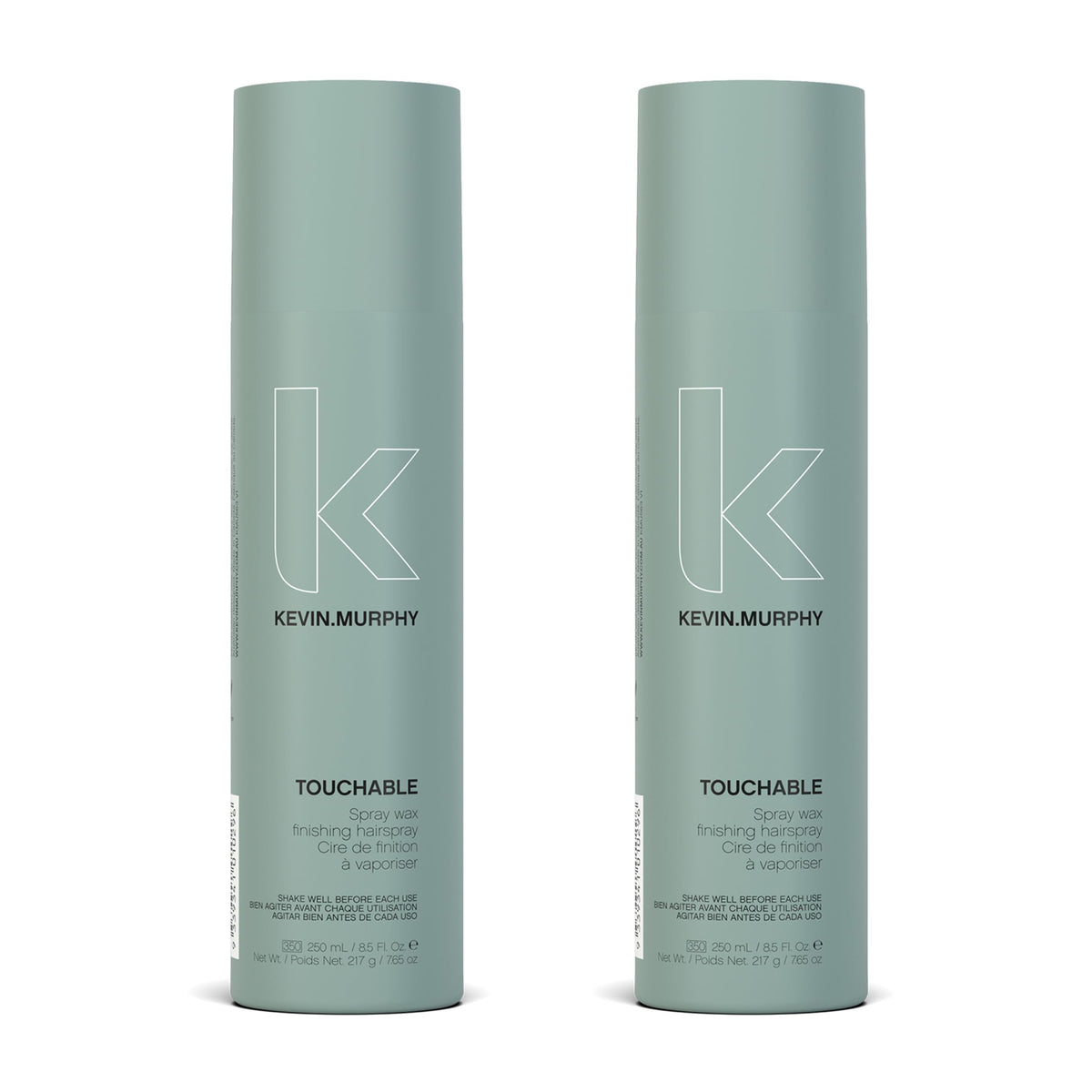 KEVIN.MURPHY Touchable Spray Wax finish bottle shows weightless texture and hold.