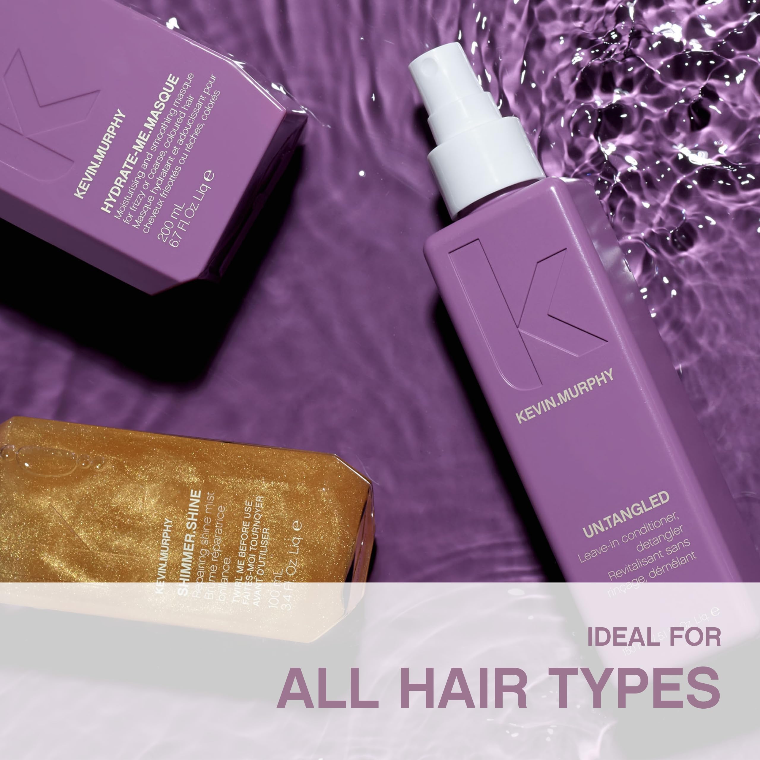 KEVIN.MURPHY UN.TANGLED result of soft shine after detangling