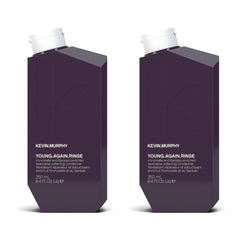 KEVIN.MURPHY Young.Again.RINSE bottle front, highlighting hydrating anti-ageing care for ageing hair.