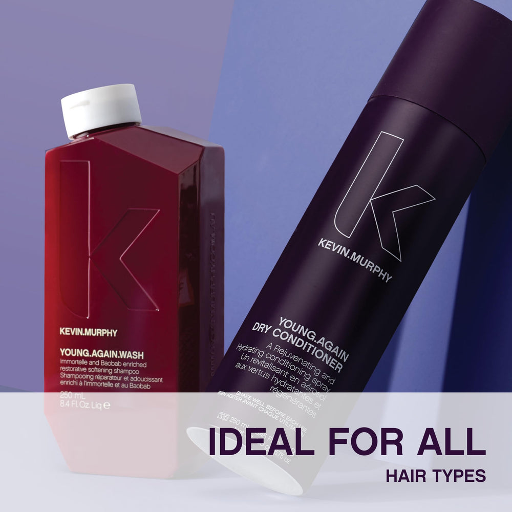 KEVIN.MURPHY Young.Again sulfate-free formula provides gentle care for colored hair.