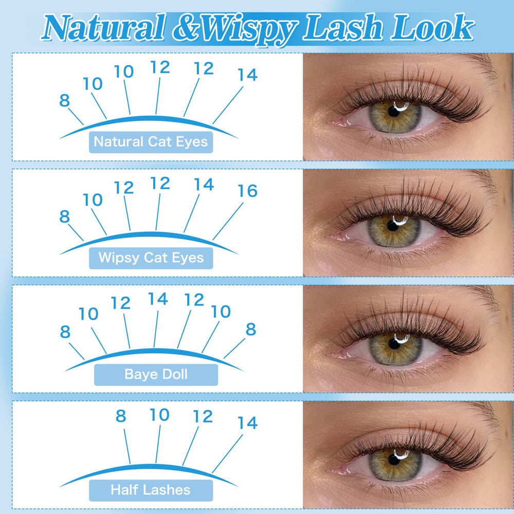 KevKev soft synthetic fiber lashes designed for light, comfortable daily wear.