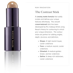 Kevyn Aucoin contrast stick hairline shadow adds natural depth.