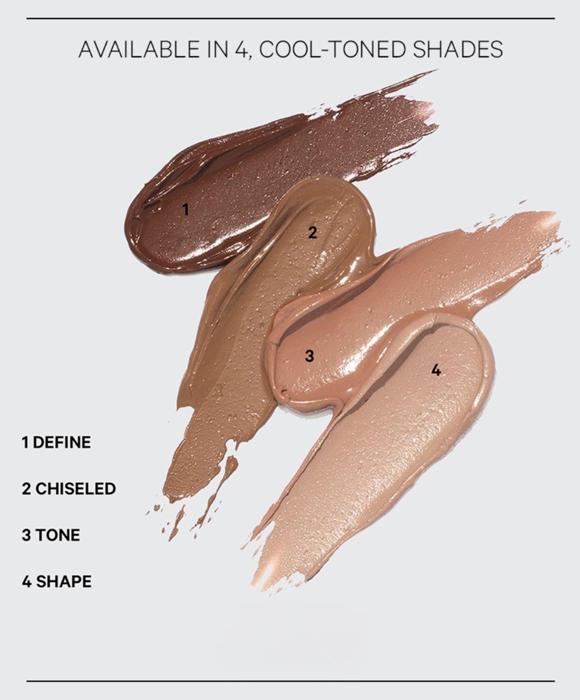 Kevyn Aucoin contrast stick blends easily for soft, even definition.