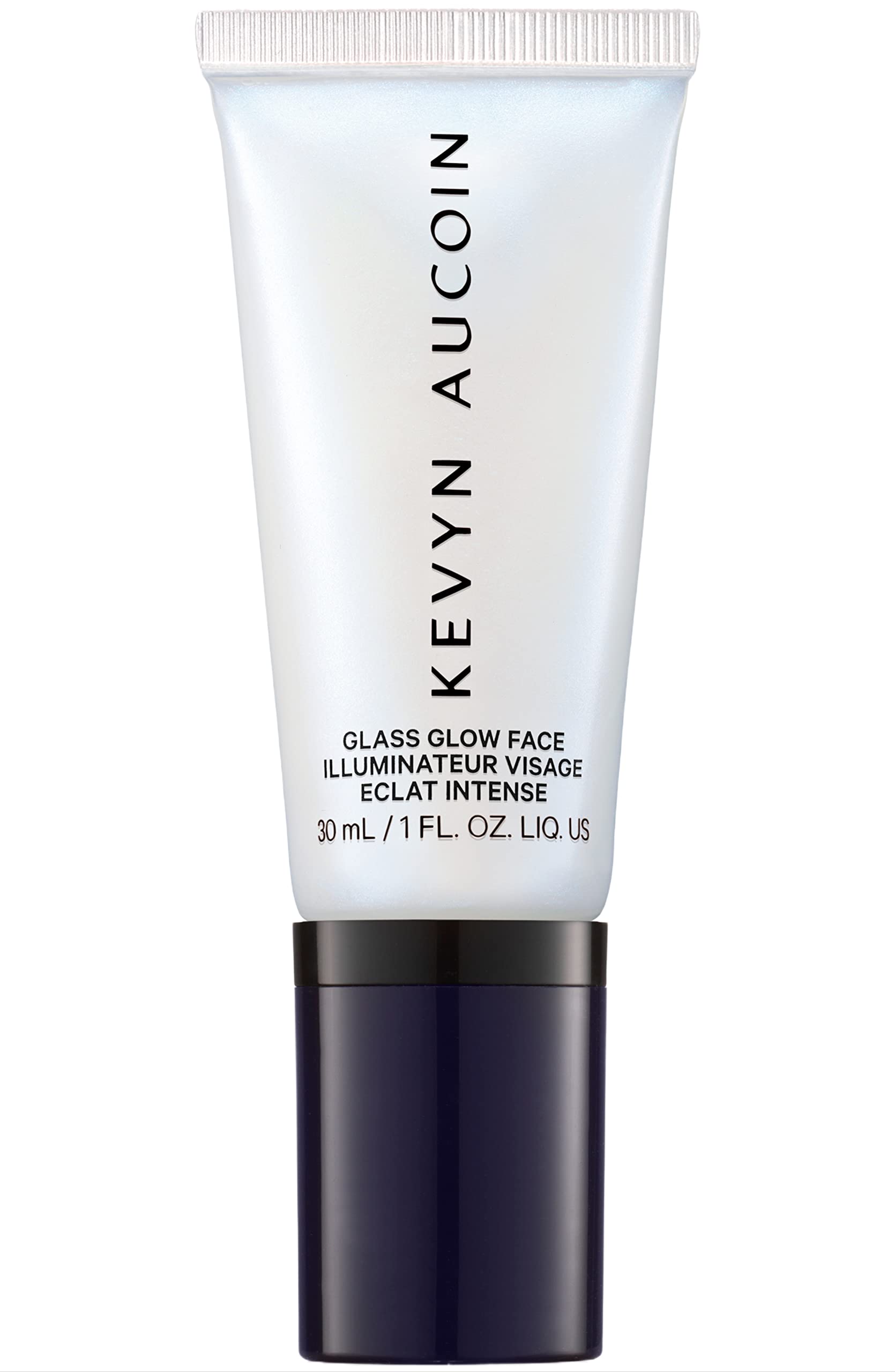 Kevyn Aucoin Glass Glow on the face delivers a glassy, hydrated glow.