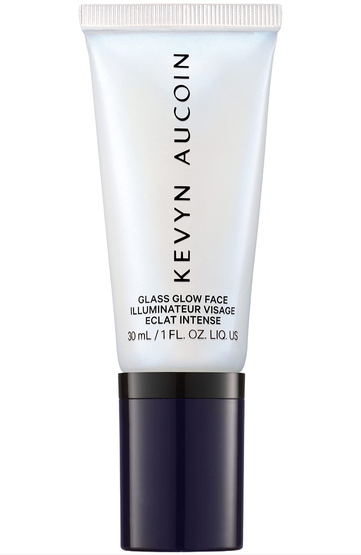 Kevyn Aucoin Glass Glow on the face delivers a glassy, hydrated glow.